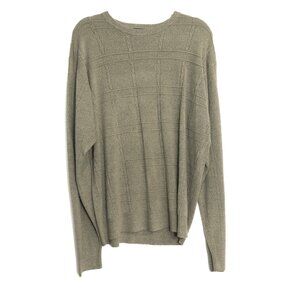 Dockers Size XL Cozy Olive Green Cable Knit Sweater